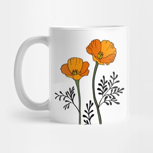 California State Flower Mug